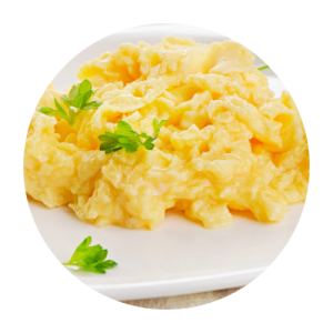 scrambled eggs