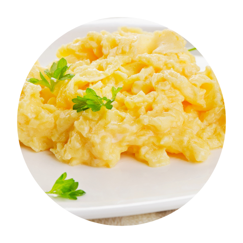 scrambled eggs